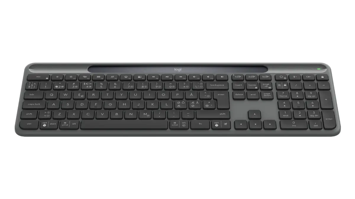 Bezvadu tastatūra Logitech Signature Slim Solar+ Photo 2