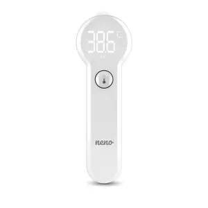 Бесконтактный термометр для лба neno Medic T08 — инфракрасный, 35–42 °C, точность ±0,2 °C, ЖК-дисплей, 2×AAA, память