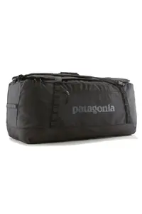 Duffel soma Patagonia Black Hole 100 L — ūdensizturīga izturīga ceļojumu soma, melna