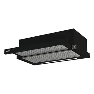 CATA TFH 6430 GBK Semi built-in Pull Out Hood 391.5 m³/h Black