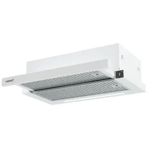 Semi built-in hood CATA TFH 6430 GWH 391.5 m³/h White
