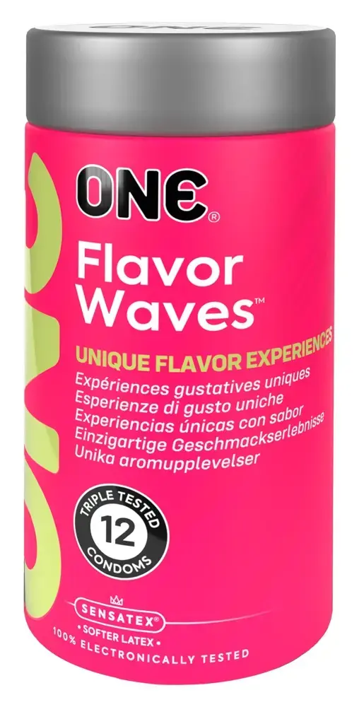 Prezervatīvi ONE Flavor Waves 12 gab. Photo 8