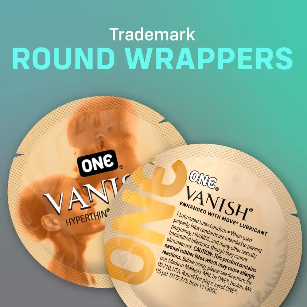 Презервативы one Vanish x12 — тонкие, 180 мм, 53 мм Photo 4