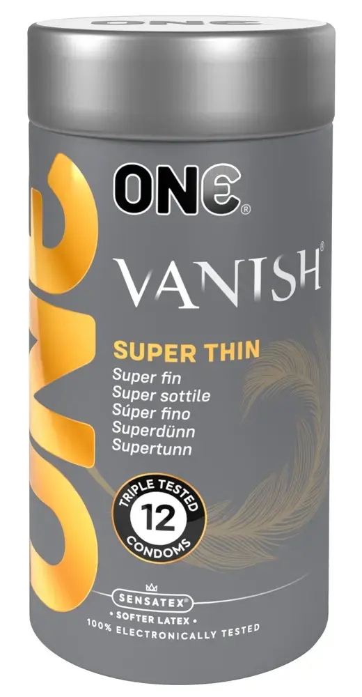 Презервативы one Vanish x12 — тонкие, 180 мм, 53 мм Photo 8