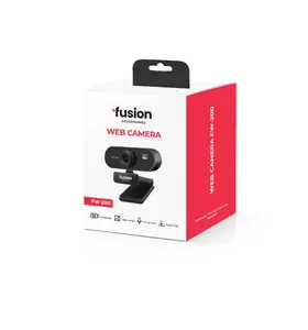 Веб-камера fusion accessories FW-200 2160p HD с встроенным микрофоном