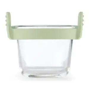 Baking Dish Lékué 890284 Square Glass 4 persons 109x95x96 mm