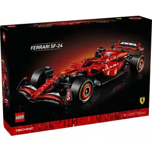 LEGO Technic Ferrari SF-24 model kit by LEGO, 1:10 scale, set LEGO-42207
