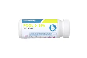 Bestway Pool & Hot Tub 3-in-1 Chemical Test Strips 50-Pack