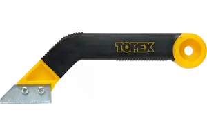 Шпатель для швов плитки Topex 5902062092045 с 2 сменными лезвиями
