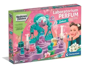 Educational Science Kit Clementoni Perfume Laboratory Deluxe 50396 — chemistry set for making fragrances and learning scent separation