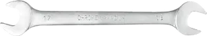 Flat wrench Topex 24 x 27 mm — open-ended spanner, chrome-plated steel