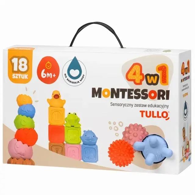 Tullo Sensory Blocks Set — Pyramid & Ball, 18 pcs Photo 3