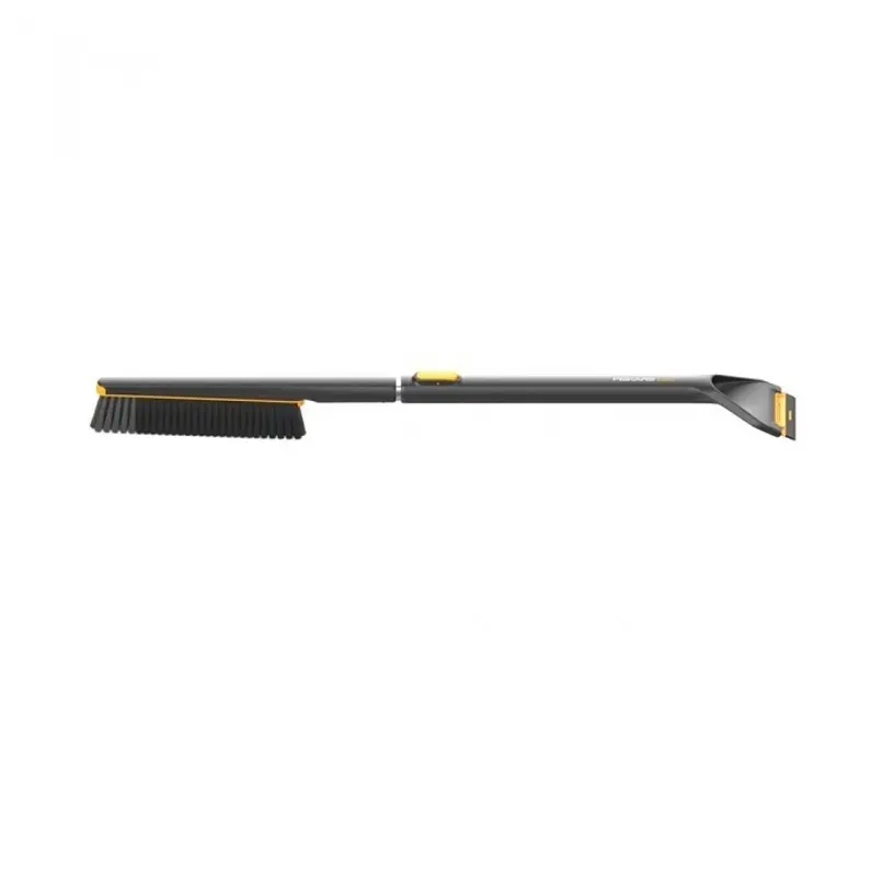 Ledaskrāpis ar birsti Fiskars X-Series teleskopiska