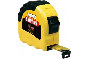 Tape Measure Topex ShiftLock 8 x 25 mm, locking mechanism, steel tape