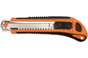 Utility knife Topex with snap-off blade, 18 mm, metal rail