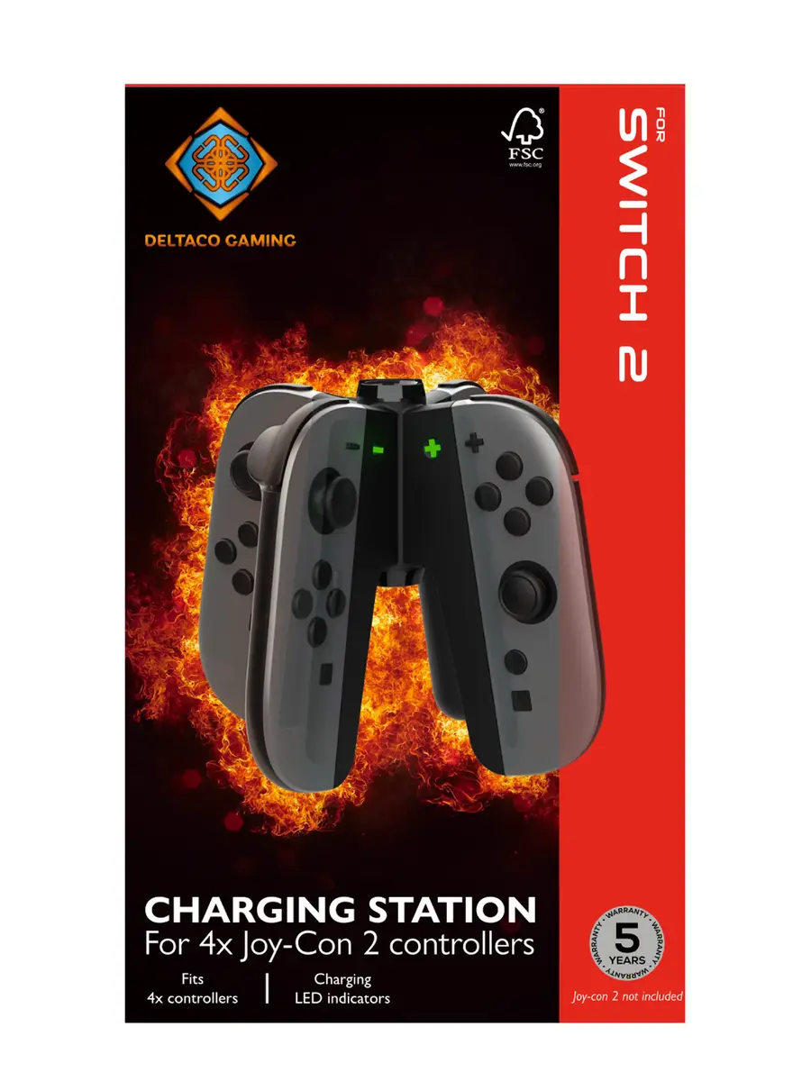 DELTACO GAMING GAM-194 charging station for Joy-Con Photo 2