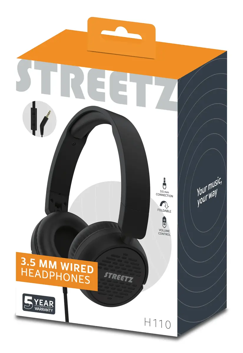Наушники Streetz H110-BLK Photo 6