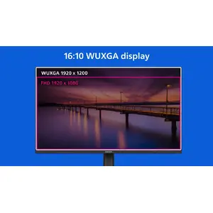 16:10 WUXGA display for more productivity