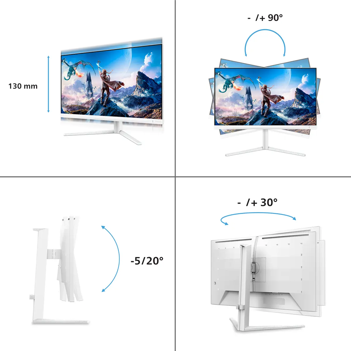 Игровой монитор Philips Evnia 5000 27M2N5901A 4K Photo 3