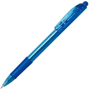 Ballpoint pen No name BK417 — blue ink, retractable, medium tip