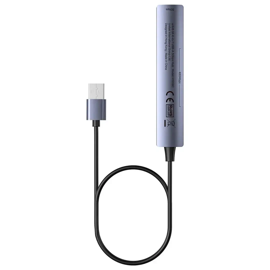 USB‑хаб Unitek H1208CGY01 — 4 порта USB 3.0 Photo 2