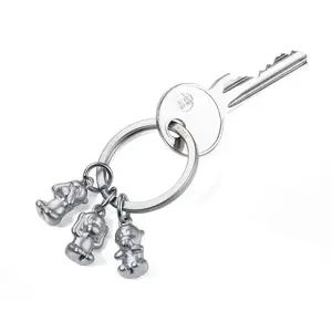 Keyring TROIKA KR17-18/MA Silver Chrome Metal 30mm