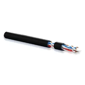 Сетевой кабель Inca ICAT6-500S Черный 500 м Cat6 U/UTP 1000 Mbit/s