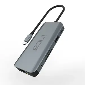 Интерфейсный хаб Inca ITPC-10TX USB Type-C 5000 Mbit/s Серый