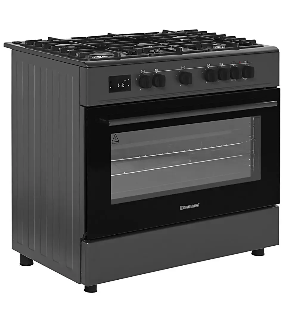 Ravanson KWGE-K90 Cheff Modern Black напольная плита Photo 2