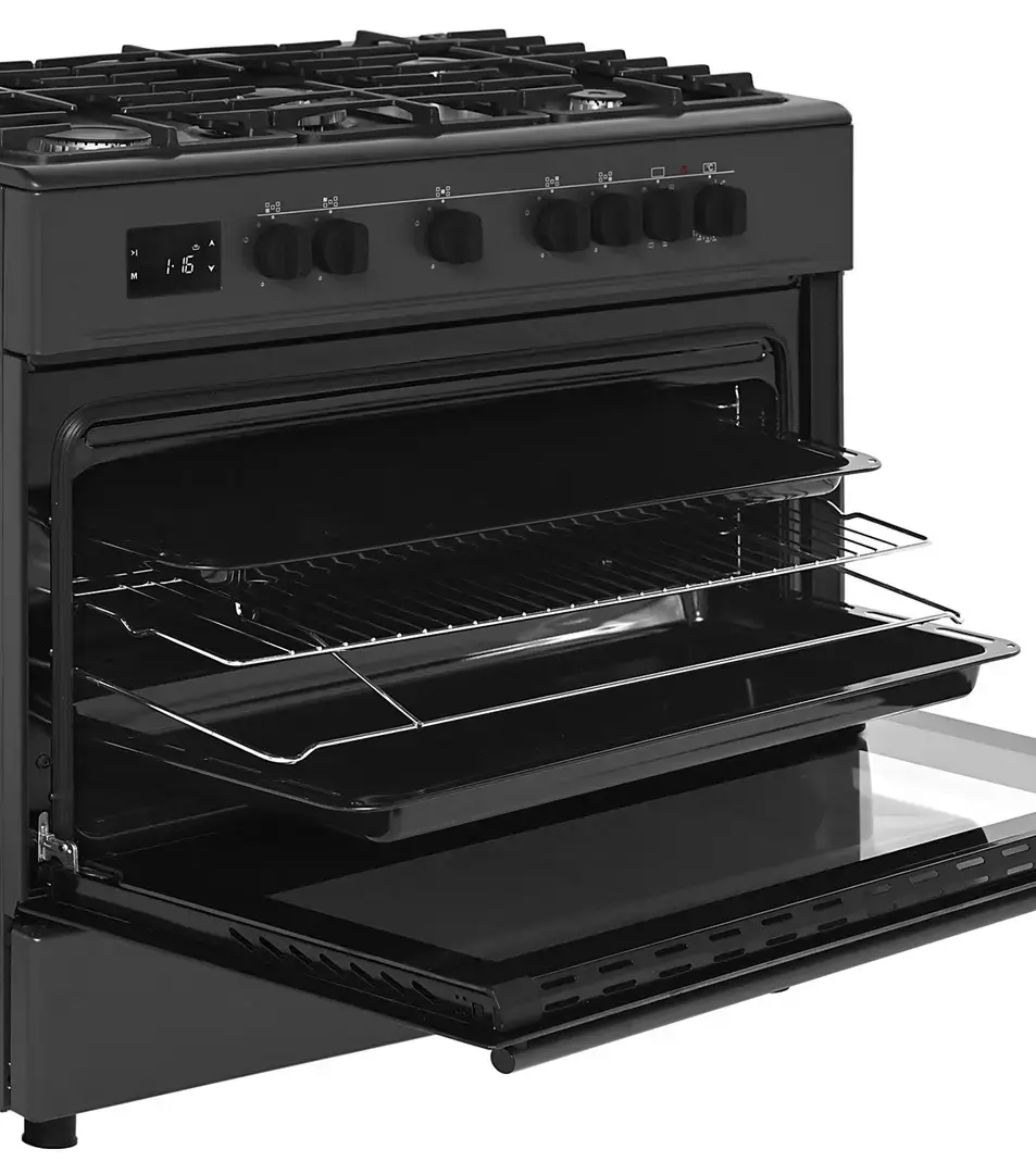 Ravanson KWGE-K90 Cheff Modern Black напольная плита Photo 3
