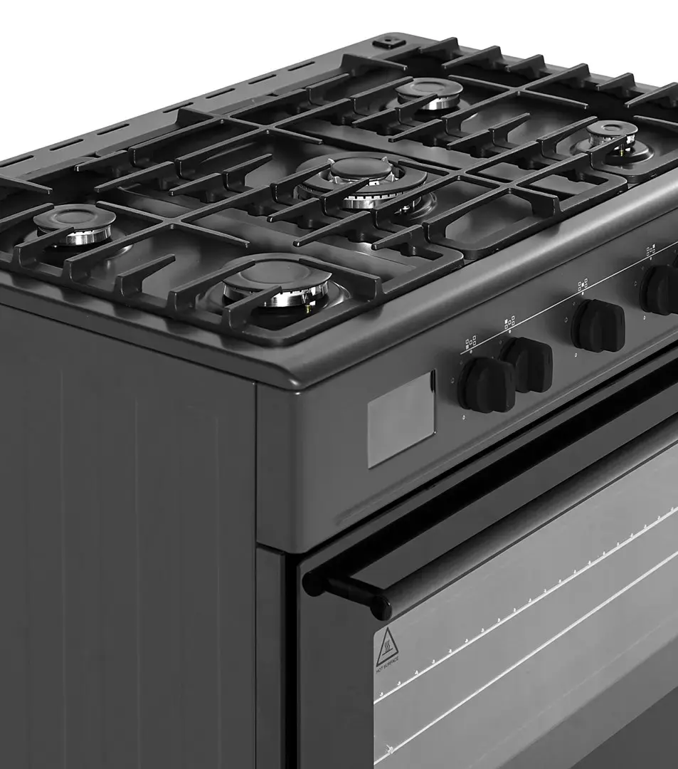 Ravanson KWGE-K90 Cheff Modern Black напольная плита Photo 4