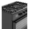 Ravanson KWGE-K90 Cheff Modern Black напольная плита Photo 4