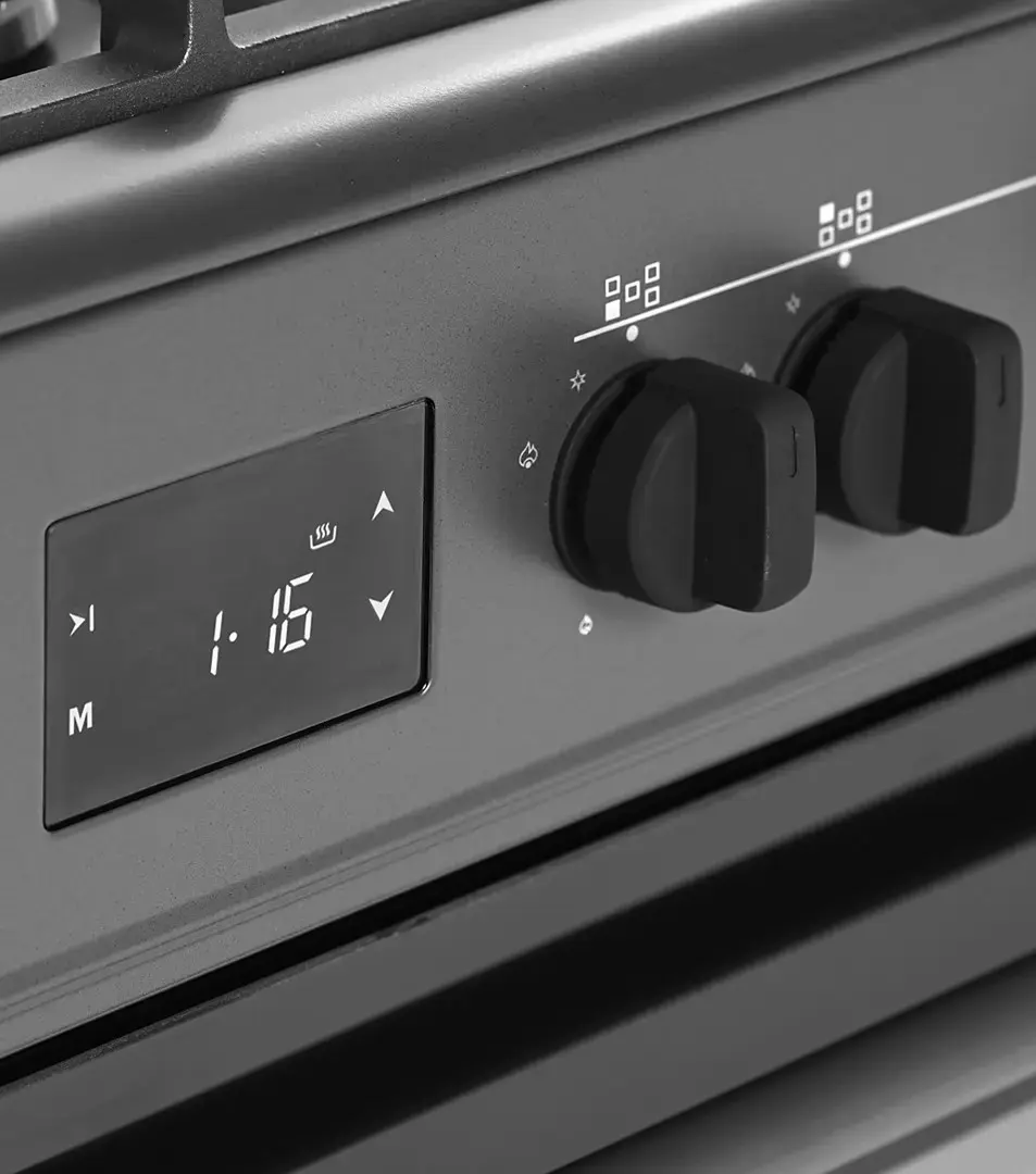 Ravanson KWGE-K90 Cheff Modern Black напольная плита Photo 5