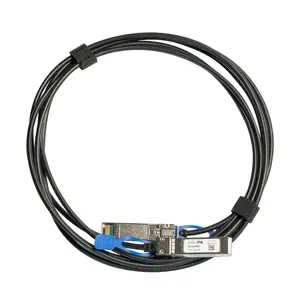 Mikrotik XS+DA0001 InfiniBand/šķiedru optikas kabelis 1 m SFP/SFP+/SFP28 melns