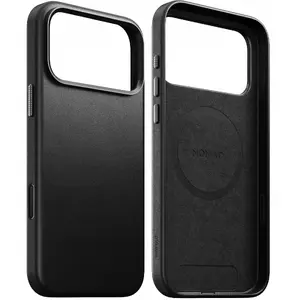 Phone leather case Nomad Traditional for iPhone 17 Pro, MagSafe compatible, black
