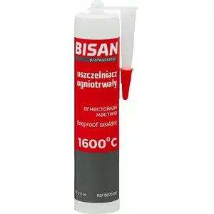 Silicone sealant Bisan Z6B870296 310 ml — high-temperature resistant up to 1600°C