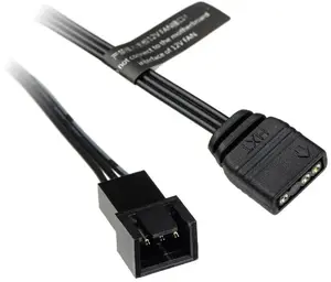 ARGB adapter cable Barrow ZBDZJX-5M — 3-pin 5V addressable RGB, length 10 cm