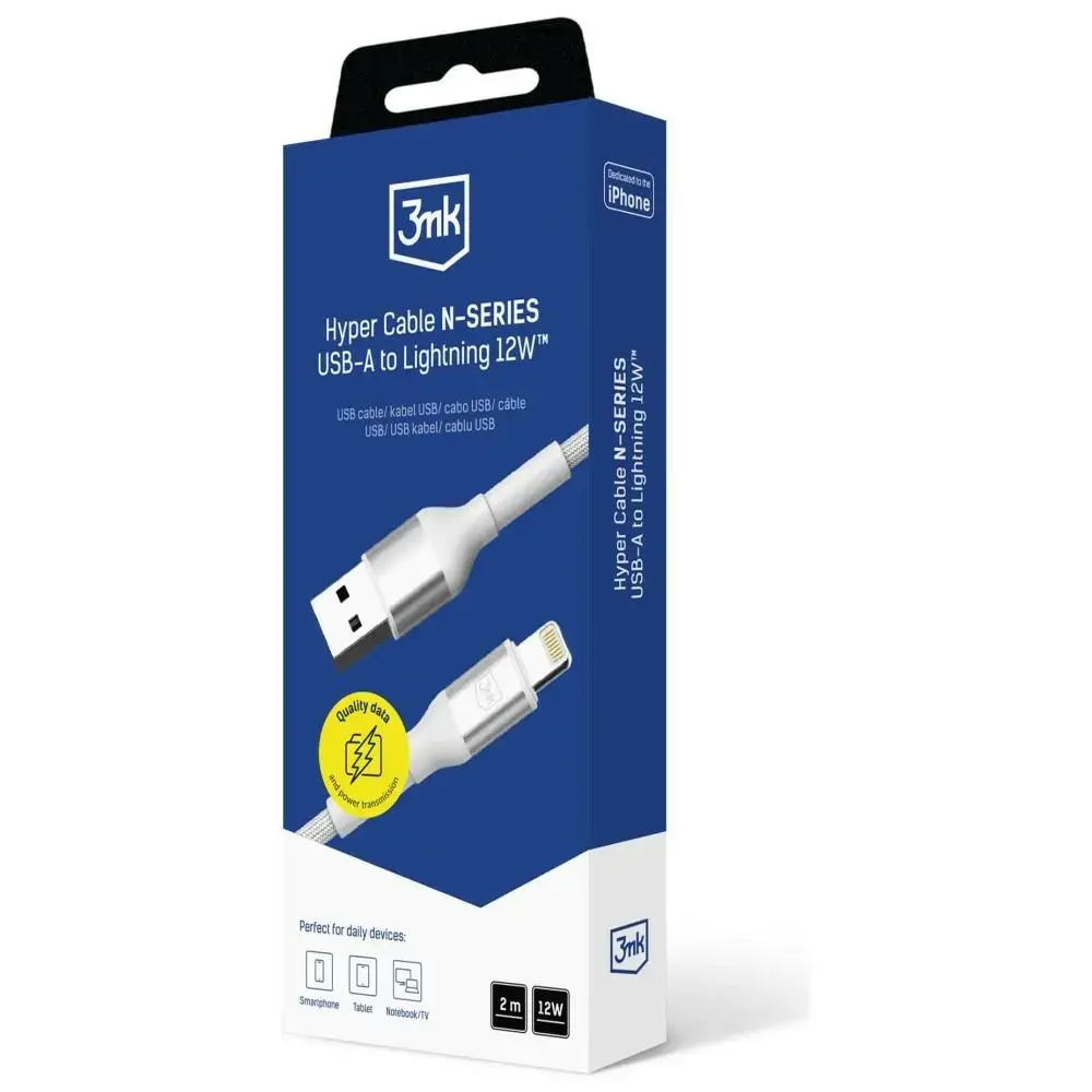 Кабель USB-A → Lightning 3MK Hyper Cable N-SERIES Photo 8