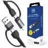 3MK Hyper Cable N-SERIES USB-A/USB-C uz USB-C/Lightning 1,2 m Photo 8