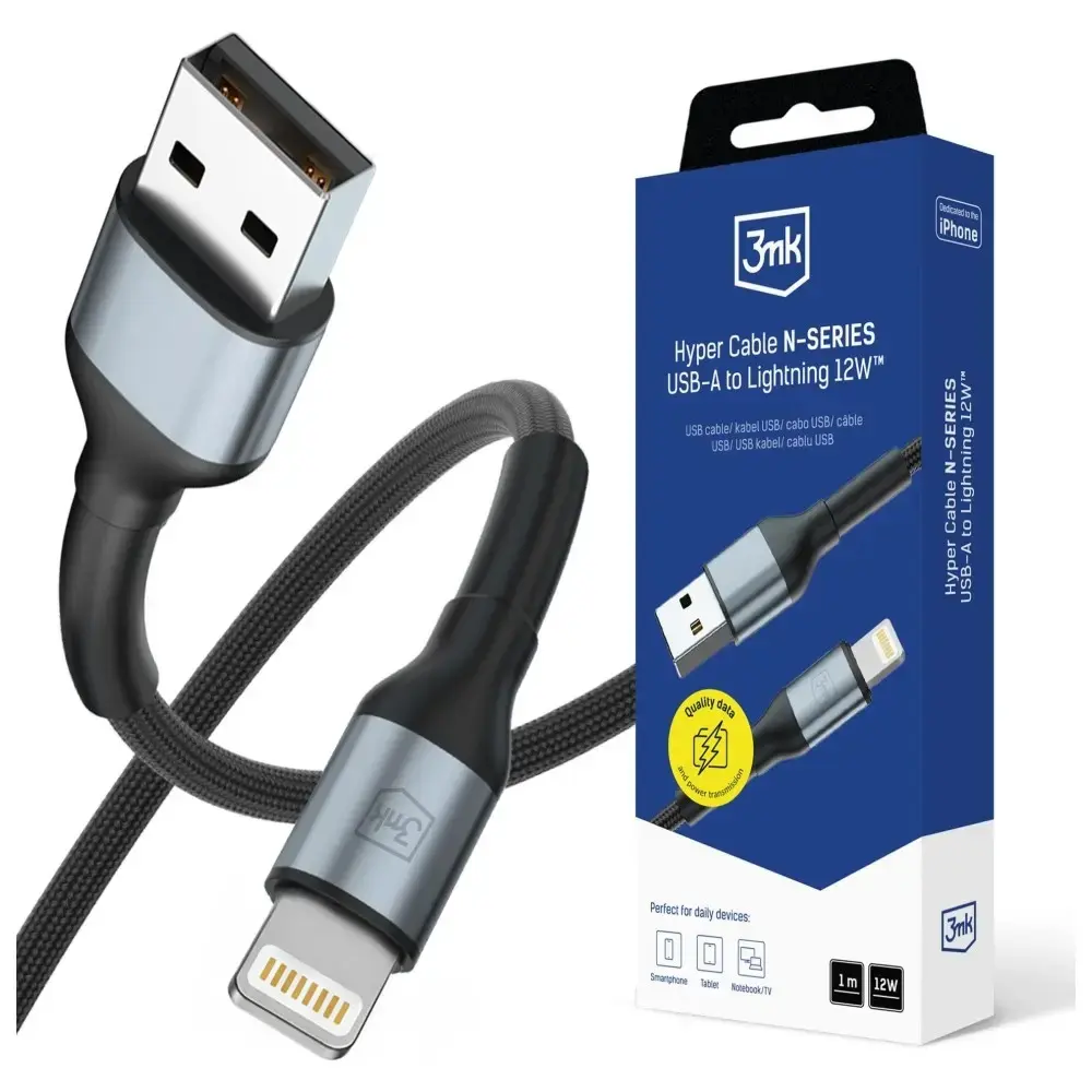 3MK Hyper Cable N-SERIES USB-A — Lightning 1 м Photo 7
