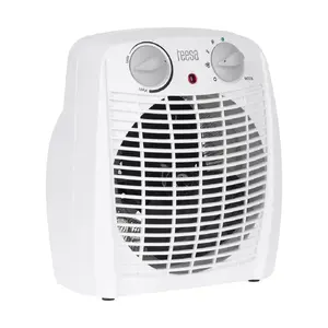 Fan electric space heater TEESA TSA8059 — 2000 W, 3 power levels, adjustable thermostat, white, portable indoor