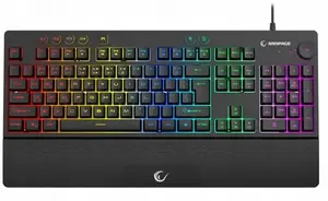 Проводная игровая клавиатура RAMPAGE Simula RGB Macro KB-GX65 — RGB-подсветка, макроклавиши, чёрная
