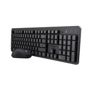 Trust Ody II Keyboard Mouse included Office RF Wireless AZERTY French Black