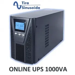 UPS tiešsaistes (tīra sinusoīda) electro base UPS-On-1000-Pro-3x 1000VA 900W