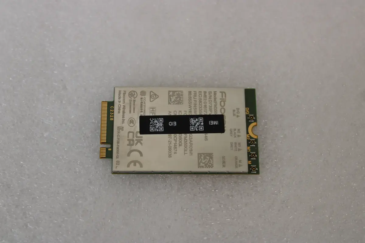 5G Sub-6 GHz M.2 WWAN module Lenovo Fibocom FM350-GL Photo 2