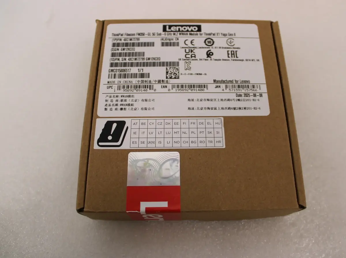 5G Sub-6 GHz M.2 WWAN module Lenovo Fibocom FM350-GL Photo 3