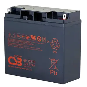 Slēgts svina‑skābes akumulators FIAMM GP12170 12V 17Ah UPS un rezerves barošanai