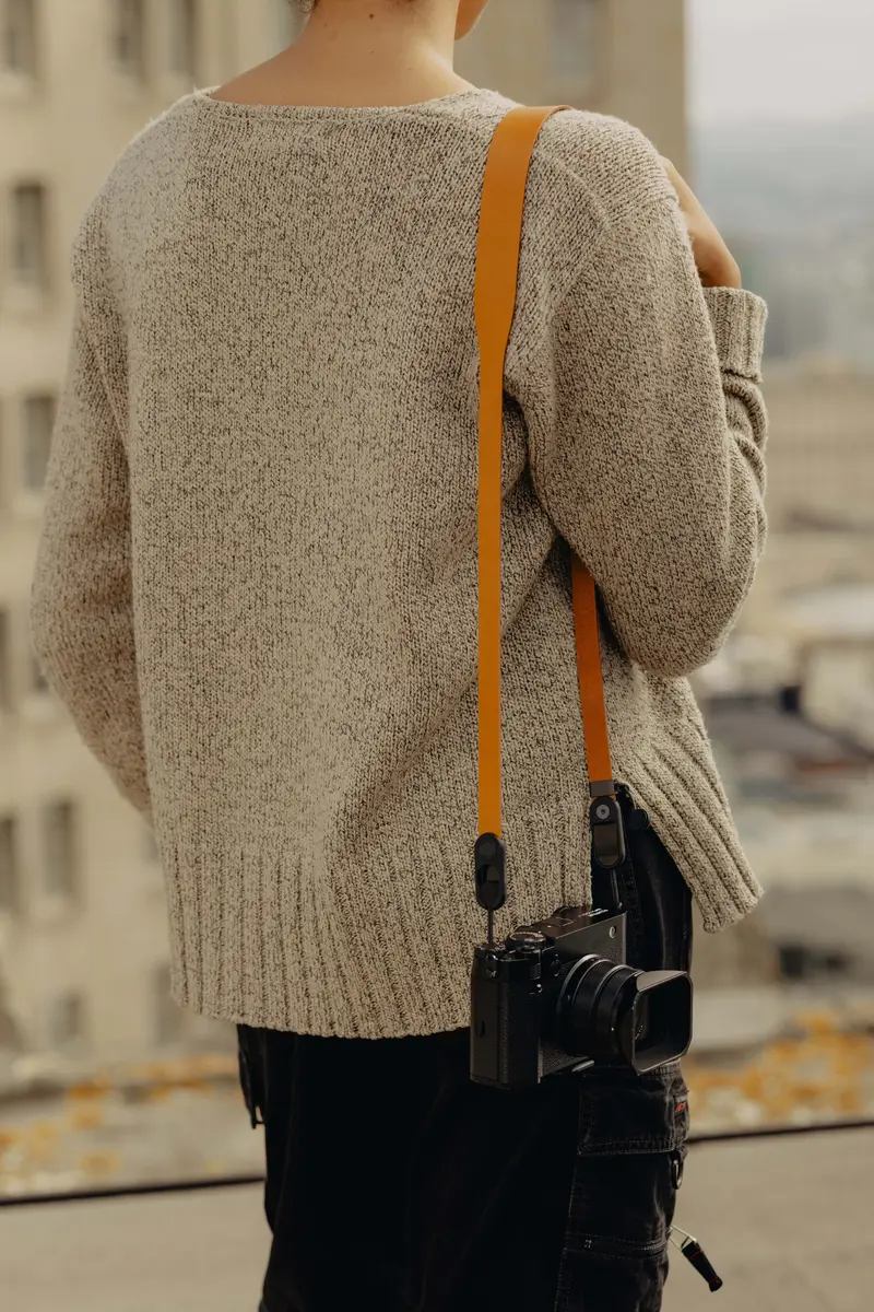 Camera strap Peak Design Form Leather Standard Amber Photo 3