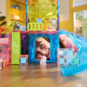 Конструктор Magna Tiles Magnet Constructor Set Pet Playhouse 50 шт