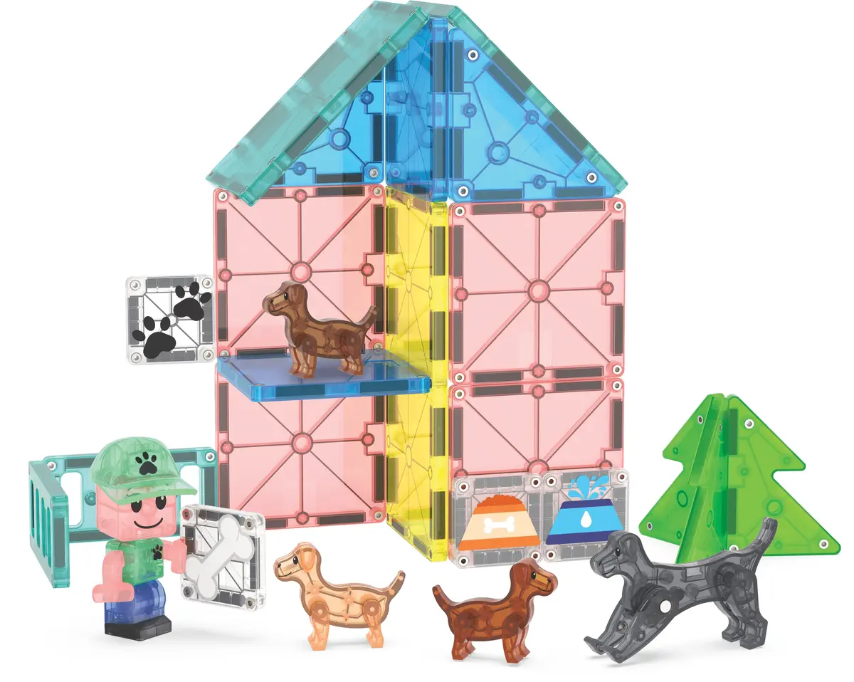 Magna Tiles Puppy Park магнитный набор — 27 шт. Photo 4